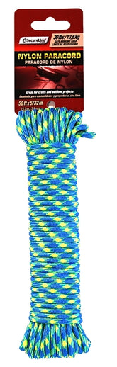 79-555 PARACORD BL/YLW 50'